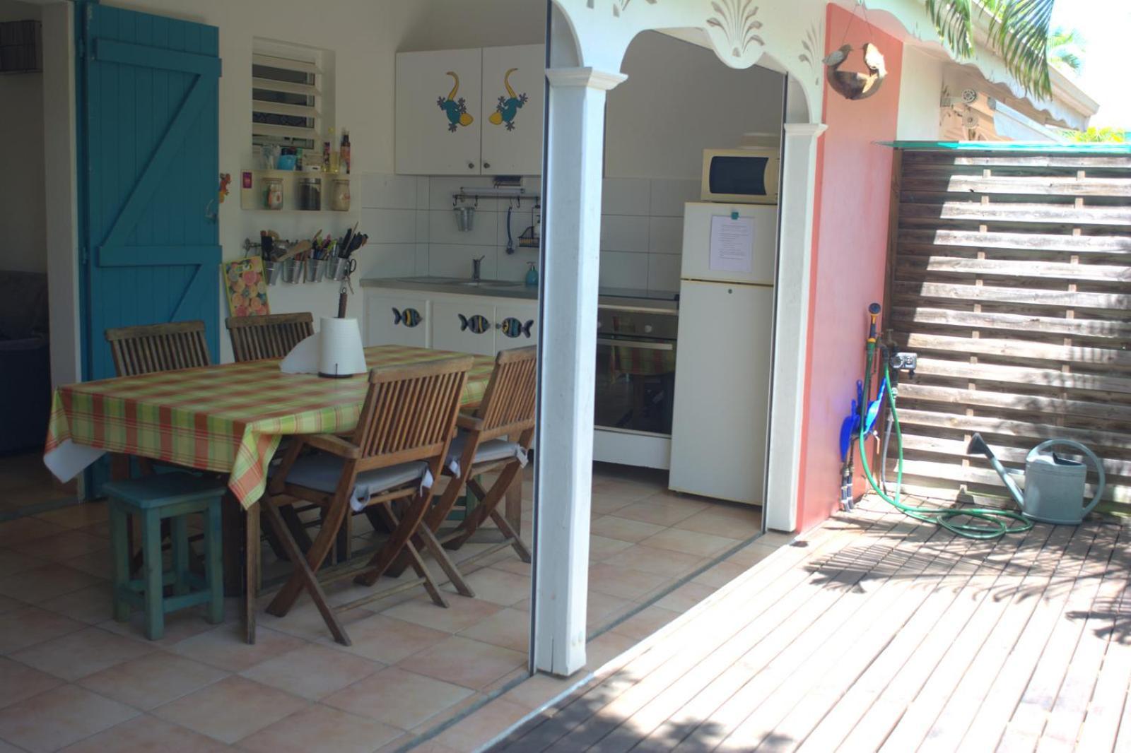 Bungalow La Papaye Bleue Residence Acces Piscine & Plage Saint-Francois  Exterior foto